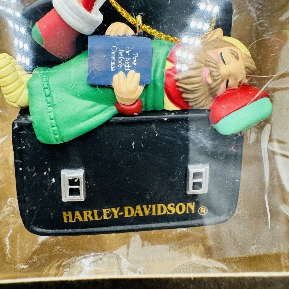 Harley Davidson North Pole Series Motorcycle Ornaments Christmas Elves